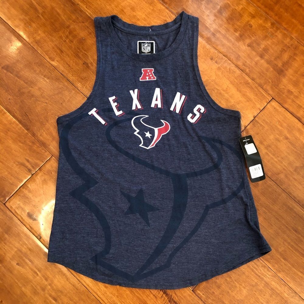 NFL Houston Texans blue tank top size Large